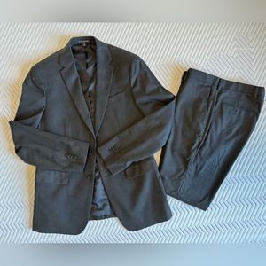 Banana Republic Black 2 Piece Men’s Slim Fit Suit | Jacket: 38R / Pants: 31x30